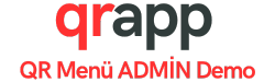 QR Menü Admin Demosu