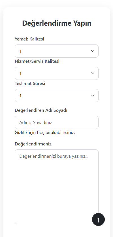 QR MENÜ V1